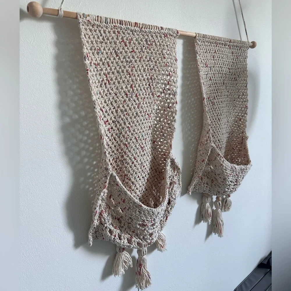 Boho Macrame Wall Hanging with Tassels
